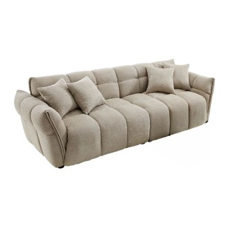 Canapé droit MOONI beige champagne