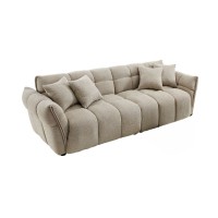 Canapé droit MOONI beige champagne