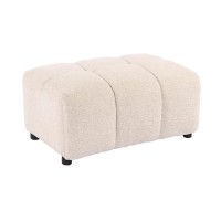 Pouf MOONI beige clair