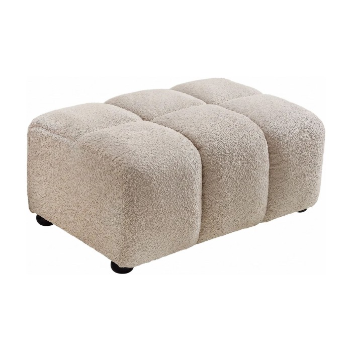 Pouf MOONI beige champagne