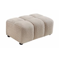 Pouf MOONI beige champagne