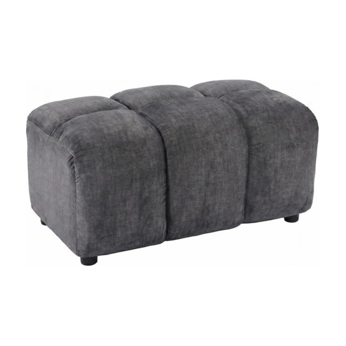 Pouf MOONI gris foncé