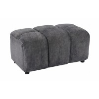 Pouf MOONI gris foncé