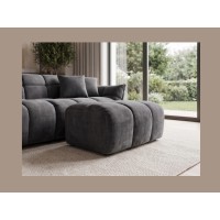 Pouf MOONI gris foncé vu éloignée
