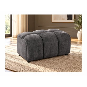 Pouf MOONI gris foncé en situation