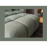 Pouf MOONI vert sauge vu de haut