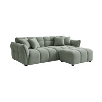 Canapé et pouf MOONI vert sauge
