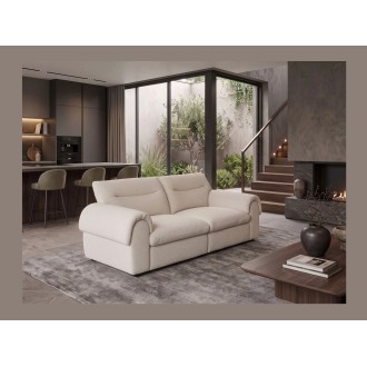 Canapé 3 places MELLOW beige mis en situation