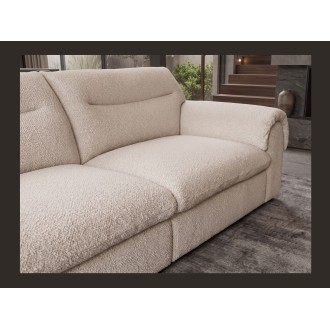 Zoom sur l'assise du canapé 4 places MELLOW