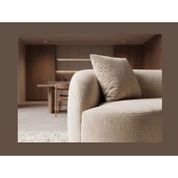 Canapé SOREN 3 places 230x110 cm - velours beige