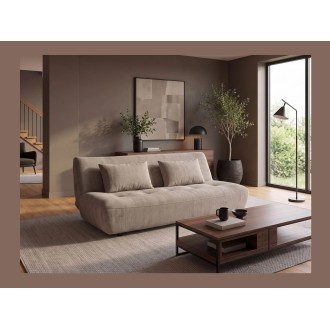 Canapé KALMO 3 places beige vu éloignée