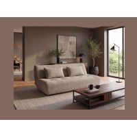 Canapé KALMO 3 places beige vu éloignée