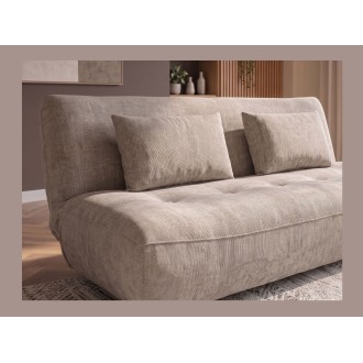 Canapé KALMO 3 places beige vu rapprochée