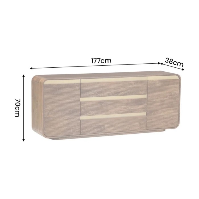 Buffet MODENA dimensions