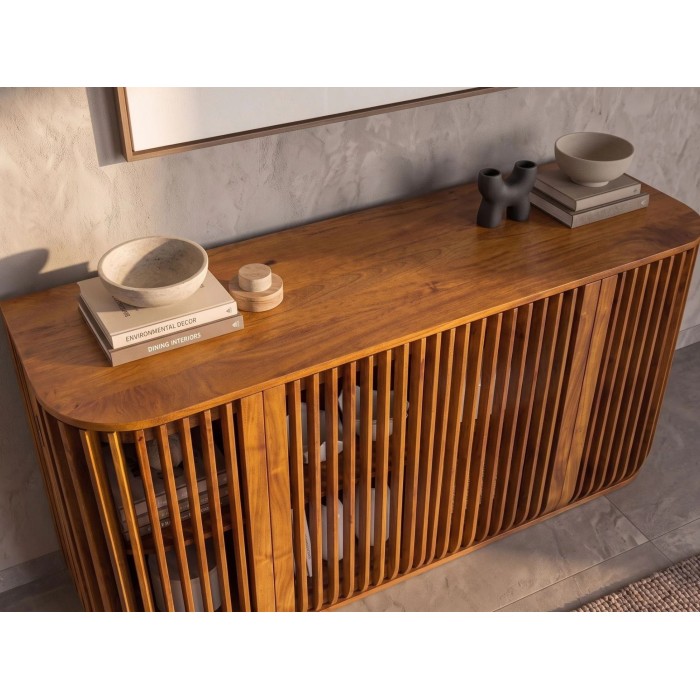 Buffet RITMO foncé vu de haut et de côté