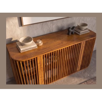 Buffet RITMO foncé vu de haut et de côté