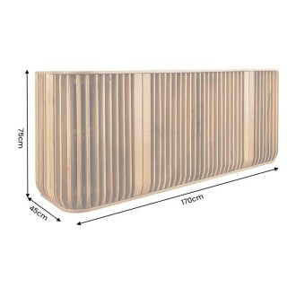 Buffet RITMO foncé dimensions