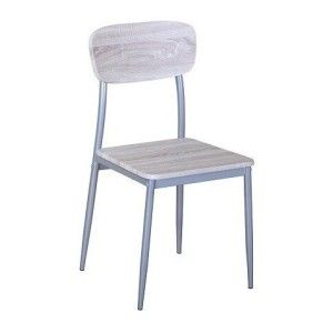 Chaise de cuisine contemporaine coloris chêne Sonoma TOULON (lot de 4)