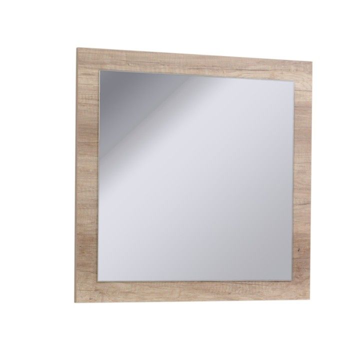 Ensemble ROMI pour salle à manger coloris chêne dab canyon. Buffet, bar, miroirs, table 180 cm