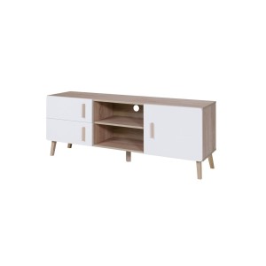 Meuble TV OSLO. Meuble design type SCANDINAVE. Effet ultra tendance pour votre salon