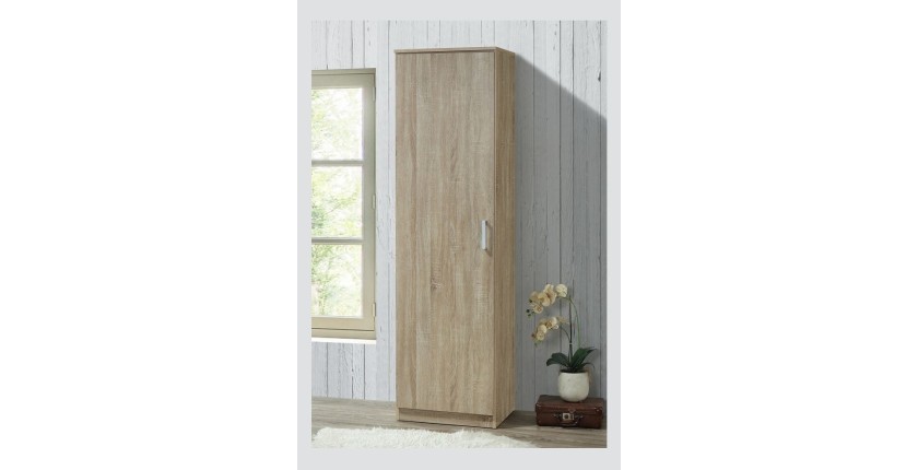 Armoire de rangement BURSA, idéal pour votre entrée, votre buanderie ou encore votre salle de bain.