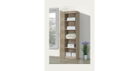 Armoire de rangement BURSA, idéal pour votre entrée, votre buanderie ou encore votre salle de bain.