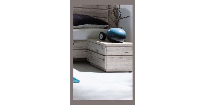 Lot de 2 chevets RICCARDO pour chambre à coucher