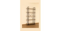 Étagère 5 Niveaux type industrielle bois et métal de la collection SHELVES.