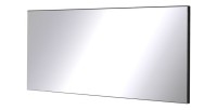 Buffet, bahut, enfilade 3 portes et 3 tiroirs FABIO + Miroir. Coloris blanc brillant. Meuble pour salon salle à manger