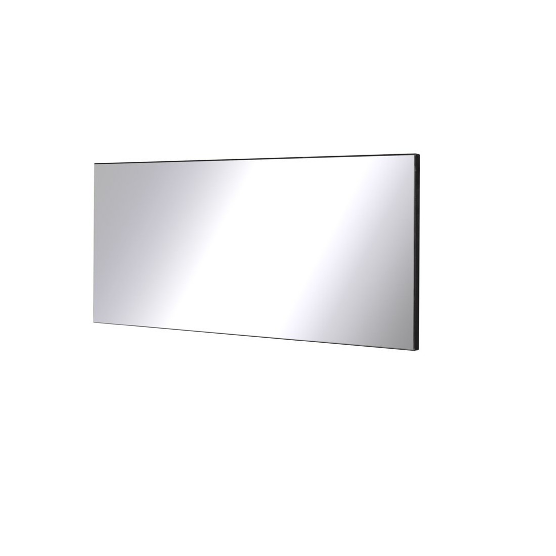 Buffet, bahut, enfilade 3 portes et 3 tiroirs FABIO + Miroir. Coloris blanc brillant. Meuble pour salon salle à manger