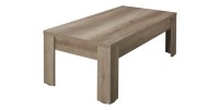 Ensemble ROMI pour salon coloris chêne dab canyon. Vitrine, meuble tv, table basse.