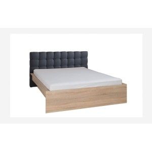 Ensemble pour chambre à coucher MAXIM. Lit adulte deux places 160x200 cm + tiroir + sommier + deux chevets