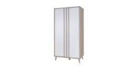 Armoire 2 portes de la collection MALMO. Meuble design type SCANDINAVE.