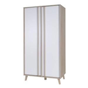 Armoire 2 portes de la collection MALMO. Meuble design type SCANDINAVE.