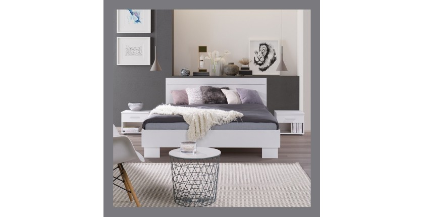 Lot de deux tables de chevet design pour votre Chambre à coucher, collection COMO.