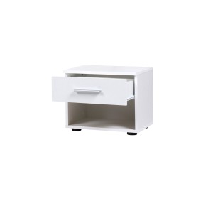 Ensemble design pour chambre à coucher COMO. Lit 160X200 cm avec sommier + tables de chevet.