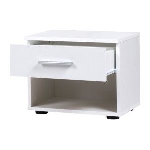 Ensemble design pour chambre à coucher COMO. Lit 160X200 cm avec sommier + tables de chevet.