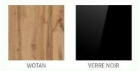 Meuble tv TINO. Idéal pour votre salon. Look tendance type industriel, bois, verre et métal.