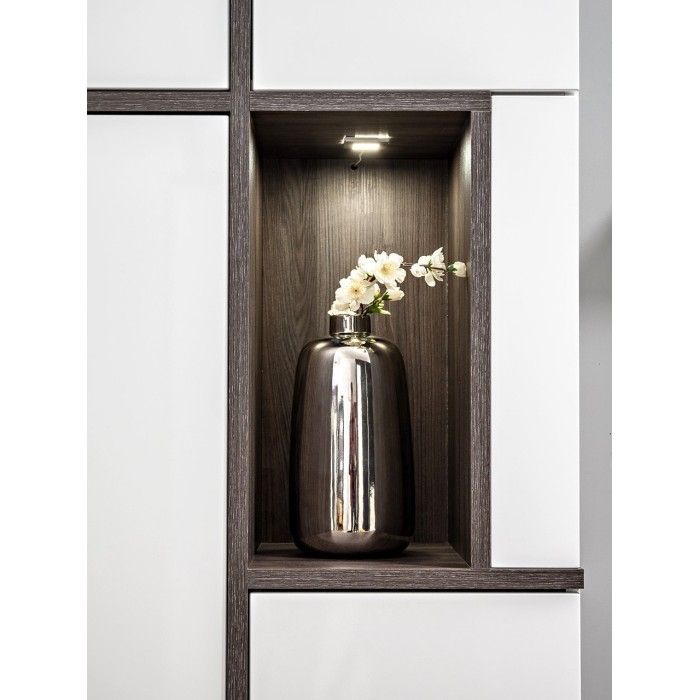 Vitrine collection CRISS + LED. Meuble déco, moderne et design pour votre salon.