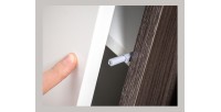 Vaisselier bas, bar CRISS + LED. Vitrine, argentier déco, moderne et design pour votre salon.