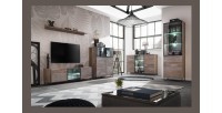 Buffet, bahut modèle KAN + LED. Meuble type industriel. Enfilade design pour votre salon ou salle à manger.