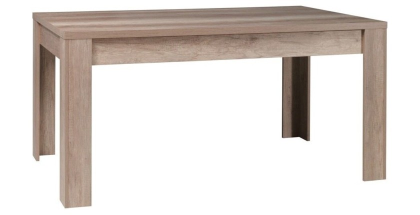 Mesa no extensible 180 x 90 cm - Colección FARRA - Color roble Oak Canyon