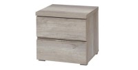 Lot de deux tables de chevet design pour votre chambre à coucher, collection ROMI.