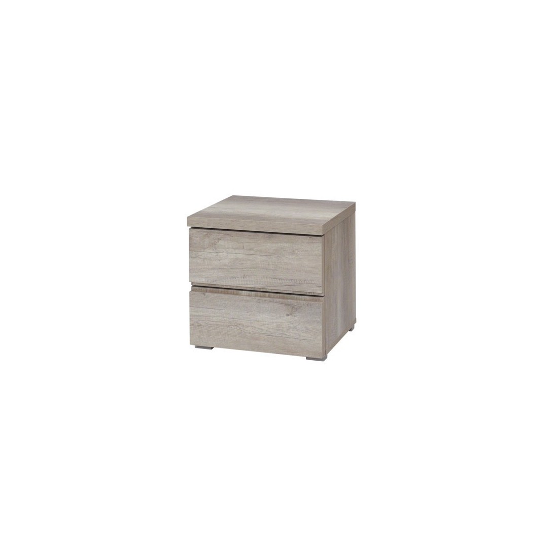 Lot de deux tables de chevet design pour votre chambre à coucher, collection ROMI.