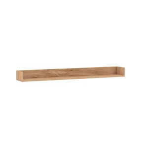 Étagère murale design RULIA, 140 cm, design et moderne, coloris chêne