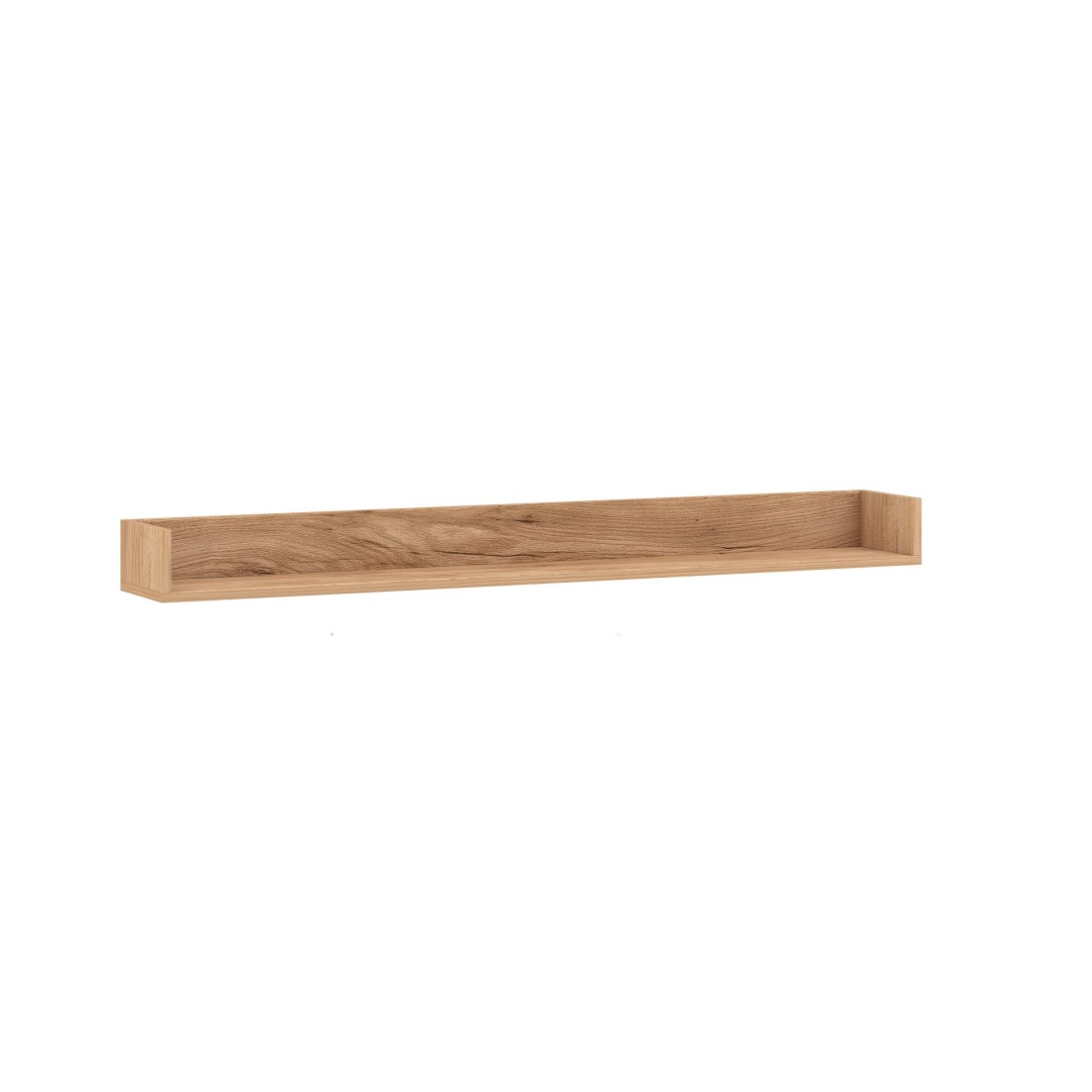 Étagère murale design RULIA, 140 cm, design et moderne, coloris chêne