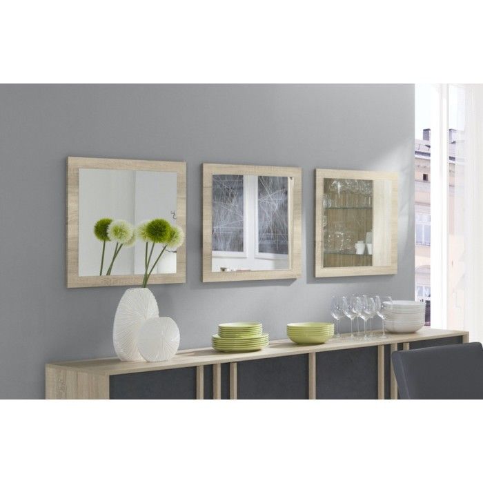 Lot de 3 miroirs MALMO vue rapprochée