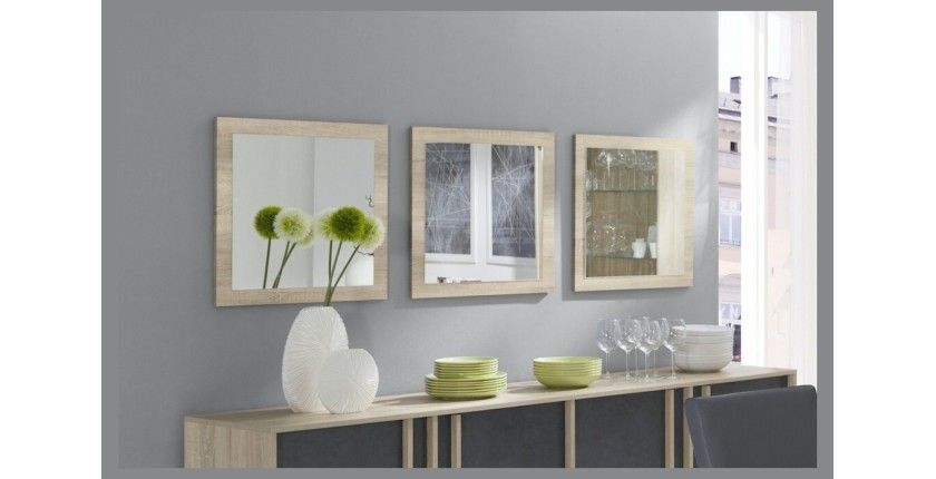 Lot de 3 miroirs MALMO vue rapprochée