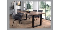 Table à manger design bois massif NIKO - Table rectangulaire