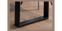 Table à manger design bois massif NIKO - Table rectangulaire